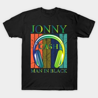 Man in black. T-Shirt